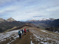 En route pour les sommets des Bauges